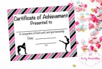Gymnastics Certificate Template 11