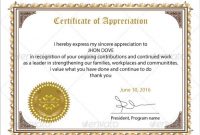 In Appreciation Certificate Templates 11