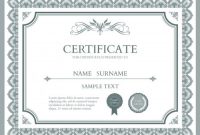 Indesign Certificate Template 4