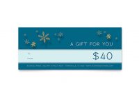 Indesign Gift Certificate Template 4