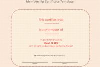 Life Membership Certificate Templates 6