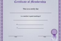 Llc Membership Certificate Template Word 7