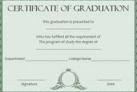 Masters Degree Certificate Template 5
