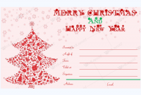 Merry Christmas Gift Certificate Templates 7
