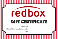 Movie Gift Certificate Template 7