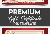Movie Gift Certificate Template 9