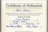 Ordination Certificate Template 11