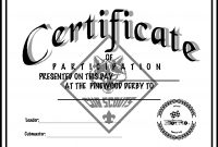 Pinewood Derby Certificate Template 7