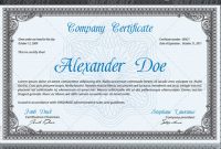 Professional Certificate Templates for Word 3