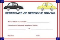 Safe Driving Certificate Template 11