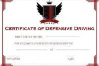 Safe Driving Certificate Template 7