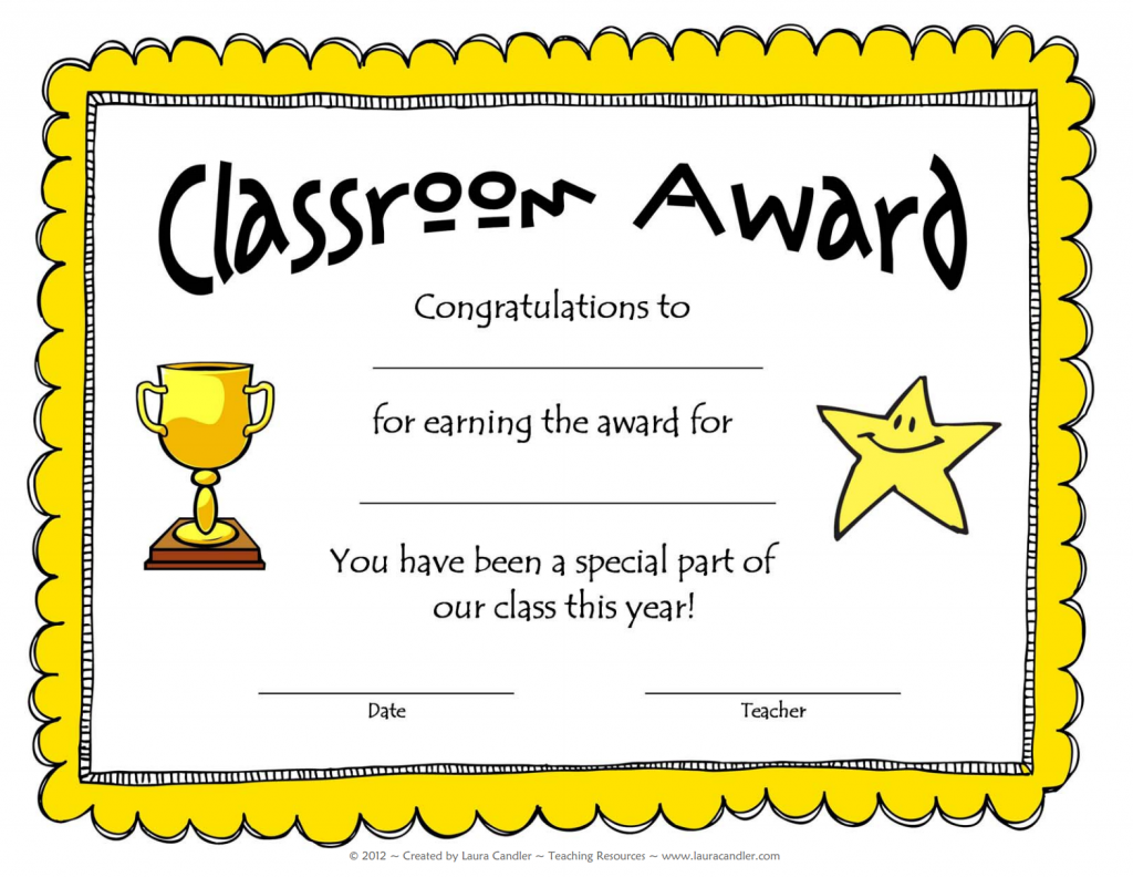 Free Printable Preschool Awards Certificates