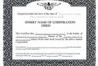 Share Certificate Template Companies House 5