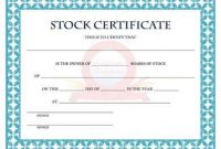 Share Certificate Template Pdf 4