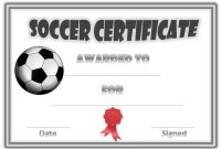 Soccer Award Certificate Templates Free