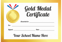 Sports Day Certificate Templates Free 10