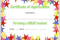 Teacher Of the Month Certificate Template 3 – Best Templates Ideas