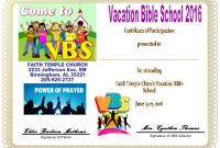 Vbs Certificate Template 3