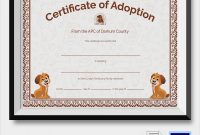 Adoption Certificate Template 7