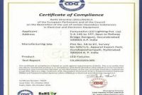 Certificate Of Compliance Template 5