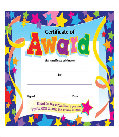 Certificate-of-Achievement-Template-for-Kids – Best Templates Ideas
