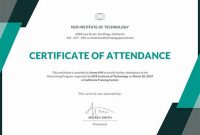 Conference Certificate Of attendance Template 6