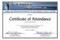 Conference Certificate Of attendance Template 7