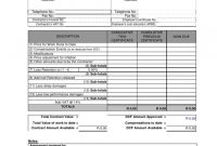 Construction Payment Certificate Template 6
