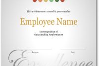 Employee Recognition Certificates Templates Free 6