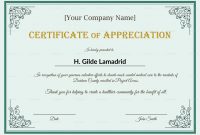Employee Recognition Certificates Templates Free 9