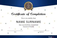 Free Completion Certificate Templates for Word 9
