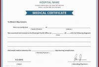 Free Fake Medical Certificate Template 2