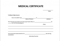 Free Fake Medical Certificate Template 3
