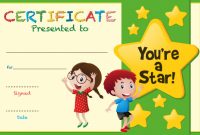 Free Kids Certificate Templates 1