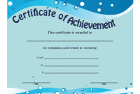 Free Swimming Certificate Templates 7