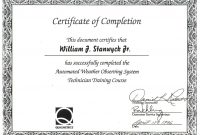 Free Training Completion Certificate Templates 4