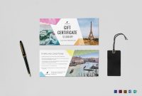 Free Travel Gift Certificate Template 11