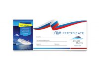 Free Travel Gift Certificate Template 3