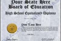 Ged Certificate Template Download 3