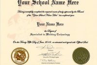 Ged Certificate Template Download 6
