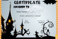 Halloween Costume Certificate Template 11