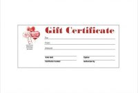 Homemade Gift Certificate Template 4