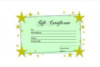 Homemade Gift Certificate Template 5