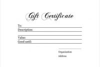 Homemade Gift Certificate Template 6