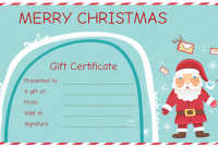 Kids Gift Certificate Template 6