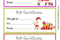 Kids Gift Certificate Template 9
