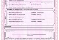 Marriage Certificate Translation Template 5