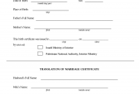 Mexican Marriage Certificate Translation Template 10