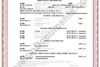 Mexican Marriage Certificate Translation Template 8