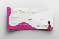 Nail Gift Certificate Template Free 0